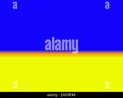 Abstract sfondo gradiente pubblicità blu e giallo geometrica decorativo moderno tracciato Foto Stock