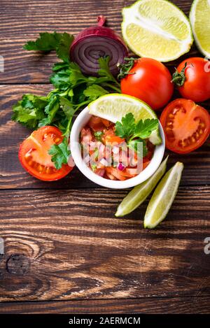 Tradizionale messicana di salsa di pomodoro salsa Foto Stock