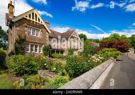 Ford Village Northumberland Foto Stock