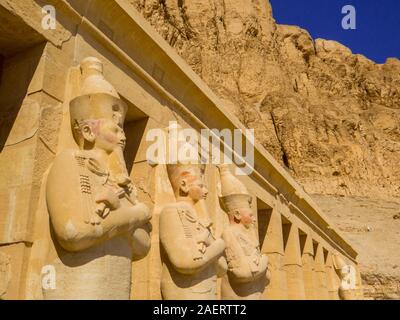 Tempio mortuario di Hatshepsut, Luxor, Egitto Foto Stock