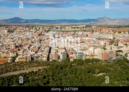 Bellissimo paesaggio di Alicante, Spagna Foto Stock