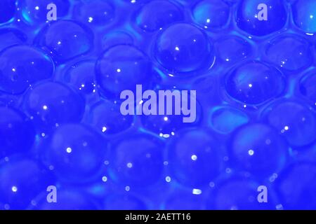 Un'immagine ravvicinata di Blue Orbs Foto Stock