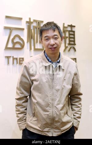 --FILE--Wang Jian, CTO di cinese conglomerato multinazionale holding gruppo Alibaba, viene intervistato dopo che egli è stato chiamato come il sindaco di Alibaba Foto Stock