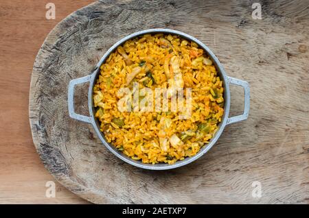 Panamanian di riso con pollo Foto Stock