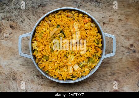 Panamanian di riso con pollo Foto Stock