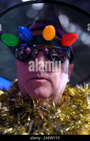 Hershey, Pennsylvania, USA. 10 dicembre, 2019. Stati Uniti Presidente Donald Trump e Vicepresidente Mike Pence tornare in Pennsylvania per un a mantenere l'America grande campagna rally al Centro Giant, ad Hershey, PA, il 10 dicembre 2019. Credito: OOgImages/Alamy Live News Foto Stock