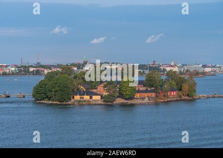 Isole vicine alla città di Helsinki. Nel Mar Baltico. Il nord Europa. Foto Stock