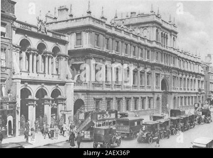 Londra. Burlington Arcade ingresso & Royal Academy di Piccadilly Stampa 1926 Foto Stock