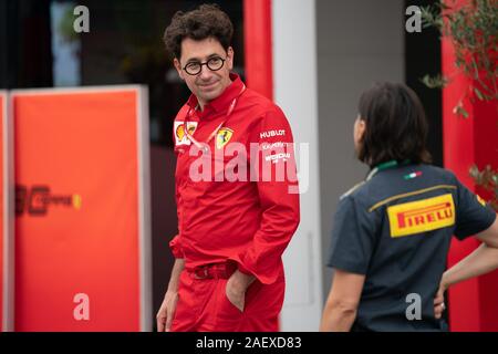 Monza, Italia. 01 Dic, 2019. mattia binotto - durante Potraits di Monza Grand Prix 2019, campionato di Formula 1 a Monza, Italia, 01 dicembre 2019 Credit: Indipendente Agenzia fotografica/Alamy Live News Foto Stock