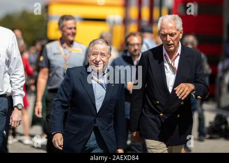 Monza, Italia. 01 Dic, 2019. Jean Todt, Marco tronchetti Provera durante Potraits di Monza Grand Prix 2019, campionato di Formula 1 a Monza, Italia, 01 dicembre 2019 Credit: Indipendente Agenzia fotografica/Alamy Live News Foto Stock