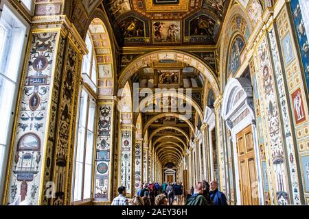 Le Logge di Raffaello, Museo Hermitage, San Pietroburgo, Russia Foto Stock