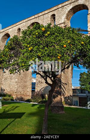 Acquedotto;Kavala;Grecia; Foto Stock