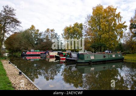 Il braccio di Melbourne sull'Pocklington Canal in autunno Foto Stock