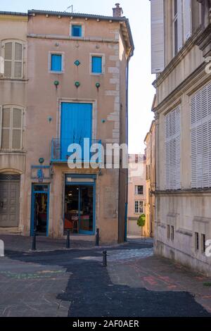 Nancy, Francia - 31 agosto 2019: a piedi lungo le strade del centro storico di Nancy Lorraine, Francia Foto Stock