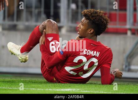 Monaco di Baviera, Germania. Undicesimo Dec, 2019. Champions League, Munich-Tottenham, Monaco di Baviera Dec 11, 2019. Kingsley COMAN, FCB 29 pregiudizio FC Bayern Munich - Tottenham Hotspur Calcio UEFA Champions League, Monaco di Baviera, Dicembre 11, 2019, STAGIONE 2019/2020, fase di gruppo, gruppo B, FCB, Baviera München Credito: Peter Schatz/Alamy Live News Foto Stock