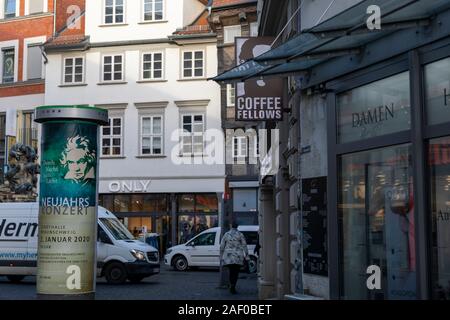 Città di Braunschweig è quasi pronto per la stagione di vacanze Foto Stock