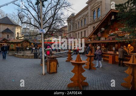 Città di Braunschweig è quasi pronto per la stagione di vacanze Foto Stock