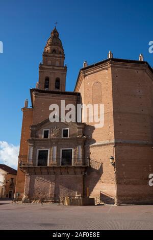 Chiesa di San Pedro in villaggio Alaejos, Valladolid, Spagna Foto Stock