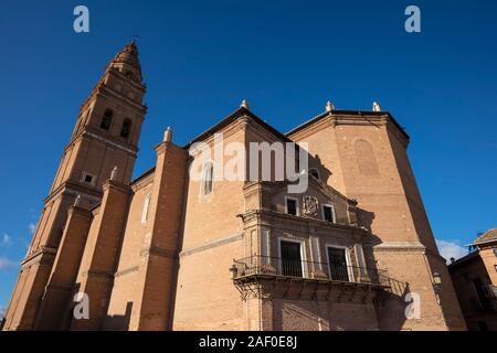 Chiesa di San Pedro in villaggio Alaejos, Valladolid, Spagna Foto Stock