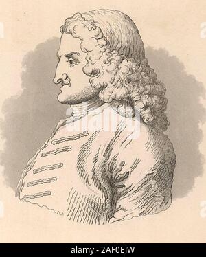 HENRY FIELDING (1707-1754) romanziere inglese e drammaturgo,co-fondatore della prua Street corridori e autore di Tom Jones Foto Stock