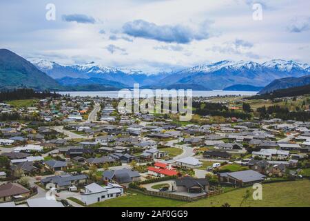 Bel paesaggio di Arrowtown, Isola del Sud, Nuova Zelanda Foto Stock