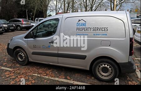 Deane Property Services van,TDBC,Taunton Deane Borough Council,Taunton,South West England,UK, TA1 1NN Foto Stock