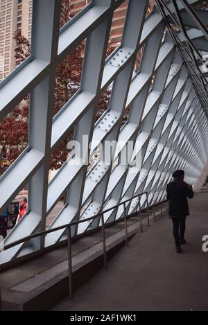 Interno del Seattle Central Public Library di OMA / REX architetti. Foto Stock