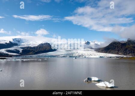 Ghiacciaio Fjallsarlon, Islanda Foto Stock