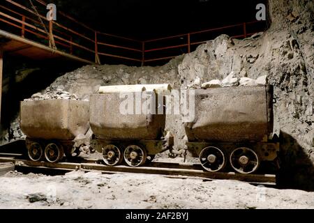 Metropolitana città nazista Oso?wka, SŠuferhšhen, Polonia, novembre 2019. Aumentata bombardamento alleato nazista in territorio tedesco i tedeschi hanno costruito un esteso und Foto Stock