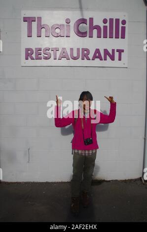 Methven. Te Araroa Trail. South Island. Nuova Zelanda Foto Stock