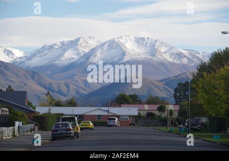 Methven. Te Araroa Trail. South Island. Nuova Zelanda Foto Stock