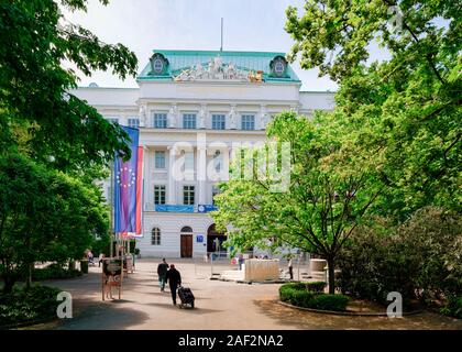 Edificio principale di TU Wien Vienna Austria Foto Stock