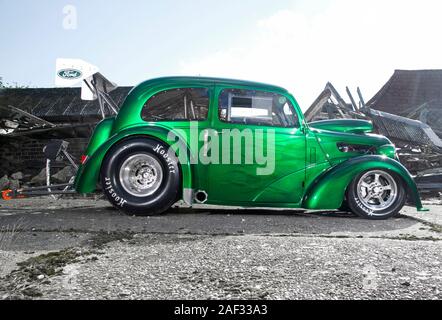 1955 Ford Pop basato dragster hot rod Foto Stock