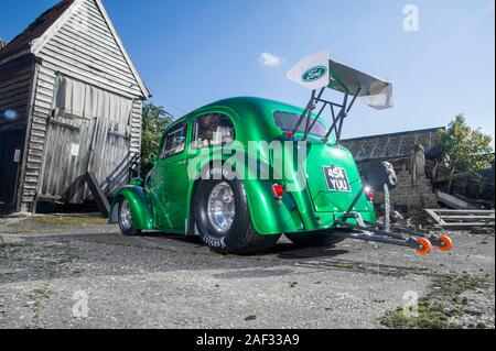 1955 Ford Pop basato dragster hot rod Foto Stock