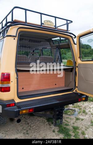 Camel Trophy 1997 Mk1 Land Rover Discovery fuoristrada Foto Stock
