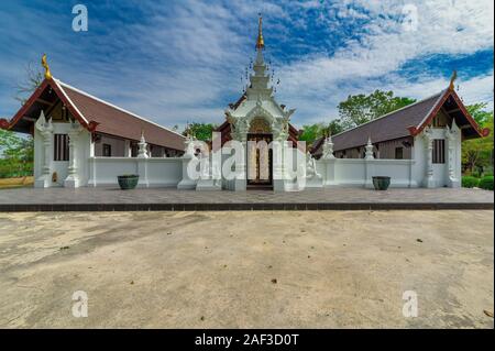 Phrong Madua, Mueang Nakhon Pathom District, Nakhon Pathom, 8 dicembre 2019. Wat Pa Pathomchai. Foto Stock