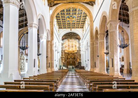 Innenraum der Kathedrale San Gerlando Agrigent, Sizilien, Italien, Europa | Cattedrale di Saint Gerland di Agrigento interno, Sicilia, Italia, Europa Foto Stock