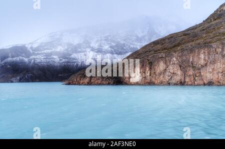 El Calafate Patagonia Argentina in inverno Foto Stock