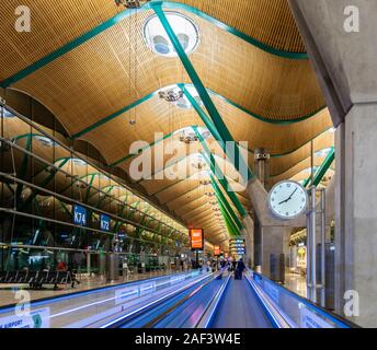 Madrid airport terminal. Spagna Foto Stock
