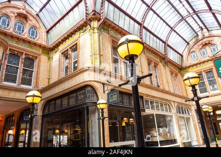 Interno del Miller Arcade, Preston, città di Preston, Lancashire, Inghilterra, Regno Unito Foto Stock