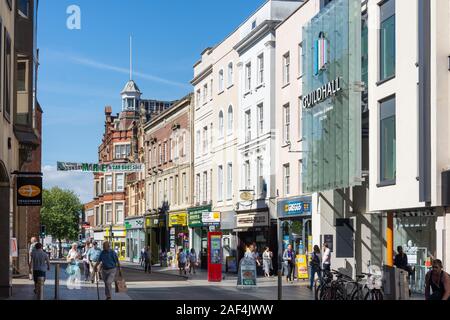 High Street, Exeter Devon, Inghilterra, Regno Unito Foto Stock