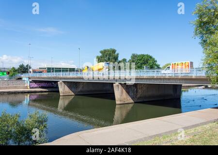 Exe a sud del ponte sul fiume Exe, Exeter Devon, Inghilterra, Regno Unito Foto Stock