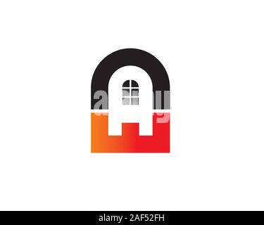 Aed iniziale con finestra Illustrazione Vettoriale