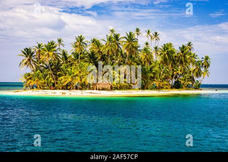 Paradise Island, San Blas, Panama Foto Stock