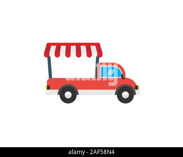 Semplice mobile shop illustrazione Illustrazione Vettoriale