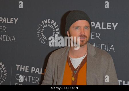 NEW YORK, NY - 12 dicembre: Aaron Paolo assiste la " verità " proiezione a Paley Centre for Media su dicembre 12, 2019 in New York City. Foto Stock