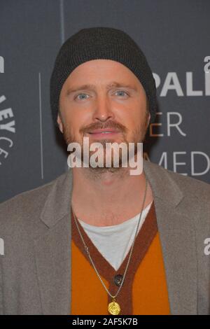 NEW YORK, NY - 12 dicembre: Aaron Paolo assiste la " verità " proiezione a Paley Centre for Media su dicembre 12, 2019 in New York City. Foto Stock