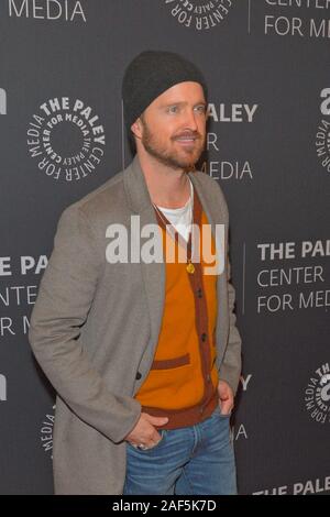 NEW YORK, NY - 12 dicembre: Aaron Paolo assiste la " verità " proiezione a Paley Centre for Media su dicembre 12, 2019 in New York City. Foto Stock