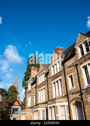 Gli edifici in stile vittoriano, St Antony's College, Università di Oxford, Oxfordshire, England, Regno Unito, GB. Foto Stock