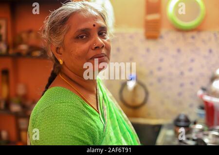 Sud Est asiatico o indiano cucina casalinga nelle cucine Foto Stock